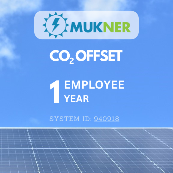 CO2 Offset Certificate 940918 1 employee 1 year Bitrade